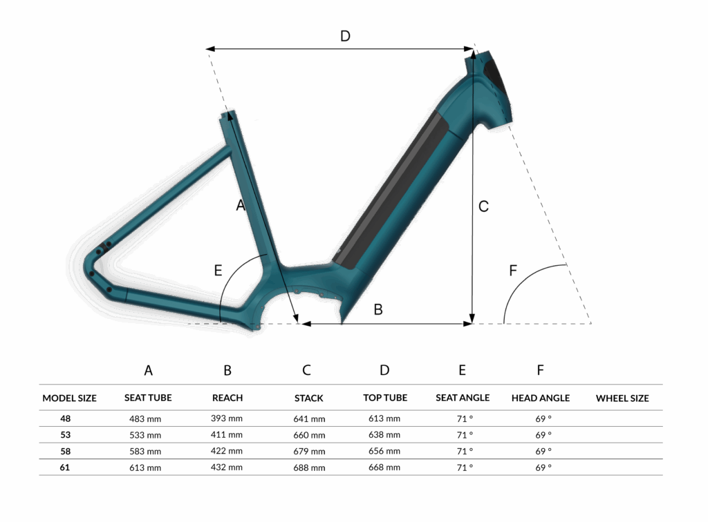 Frame van de Infinity Dutch ID e-bike